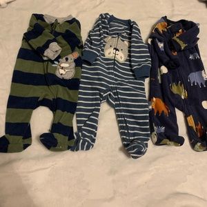 Carters Zippered Pajama, Zippered footed onesie